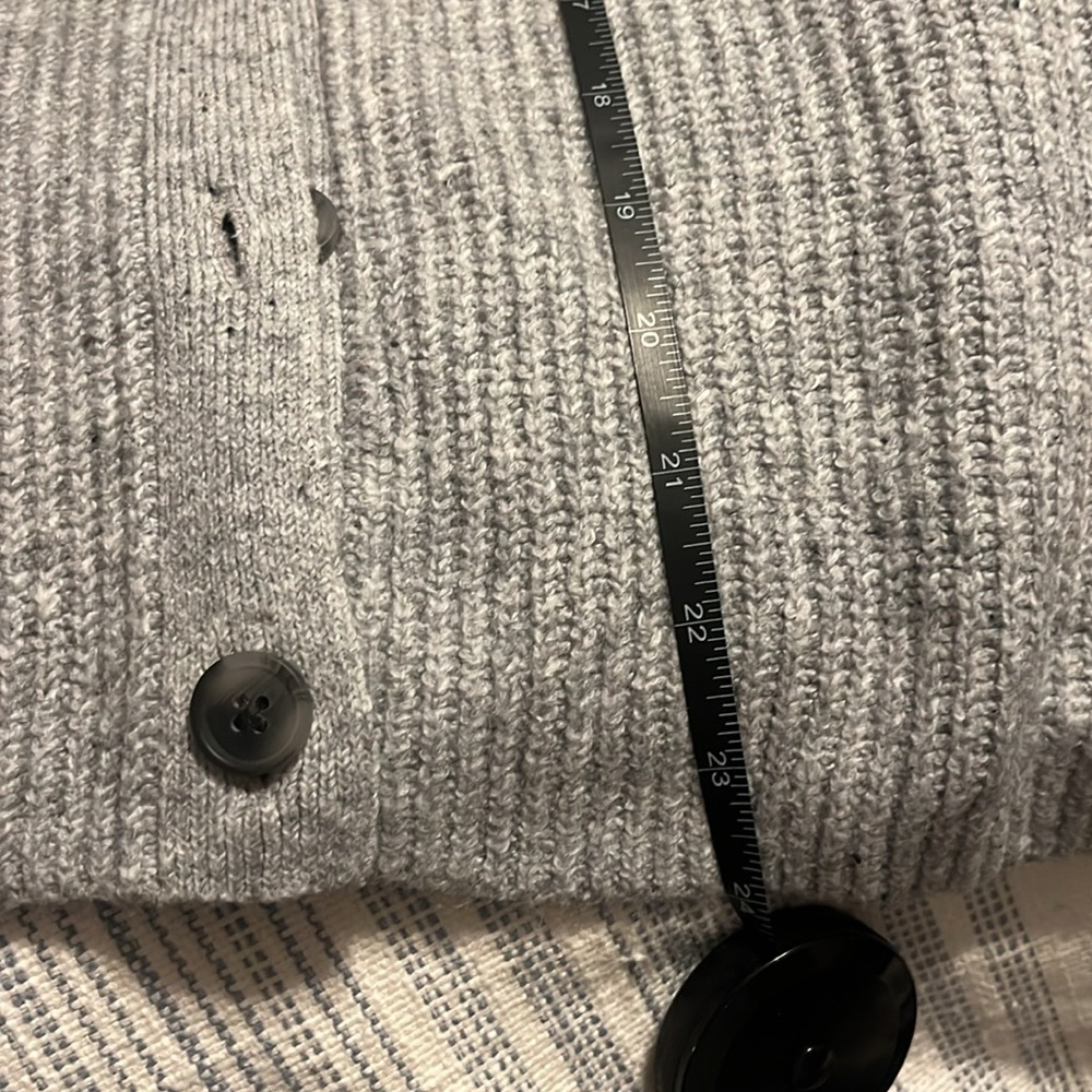NWT OLD NAVY SoSoft Collared Cardigan Sweater Color: Heather Gray SIZE XX-LARGE - Picture 9 of 10